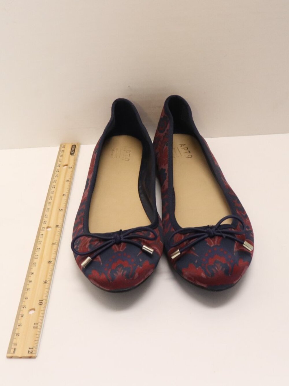 APT9 Women's Floral Textile Flats with Cushioned Footbeds Size 9M - Picture 12 of 13